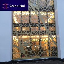 Exterior fitting decorative panel CELLON - MEDICAL CENTER MALANSwall-mountedHPLperforated