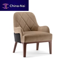 Contemporary armchair GILL 070 Pfabricwoodencustomizable