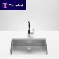 Single-bowl kitchen sink 38 650 003-85without drainboardstainless steelovermount