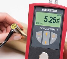Portable thickness gauge ECHOMETER 1076 BASICwallhigh-resolution