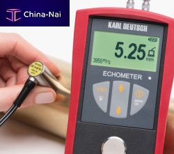 Portable thickness gauge ECHOMETER 1076 BASICwallhigh-resolution