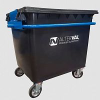 Urban waste container industrial wastewith handle4-wheel