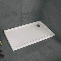 Rectangular shower base PRACTICabove flooracrylic