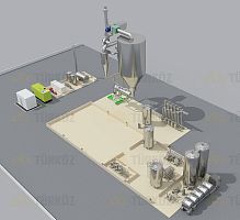 Powdered milk production line