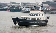 Cruising motor yacht 1760 for river navigationflybridge