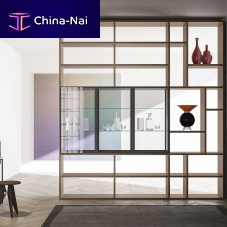 High shelf Freespace SM2222room dividercontemporarysmoked glass