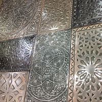 Indoor tile EXOTICA BRONZEwallmetal20x20 cm