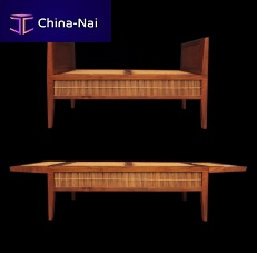 Modular upholstered bench FBE RB SMtraditionalbamboosolid wood
