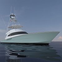Fishing motor yacht 74Ccruisingflybridge