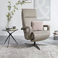 Contemporary armchair MR 251leathermetalergonomic