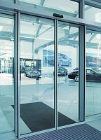 Entry door COMPACTMASTERmetalslidingglazed