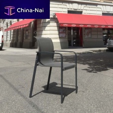 Contemporary chair PUROoutdoorBatyline®stainless steel base