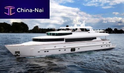 Cruising super-yacht CC110 Lady Gagaclassicflybridgewheelhouse
