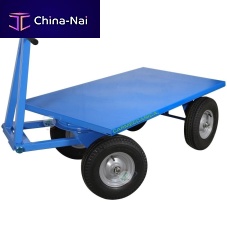 Flatbed trailer 0592-axletowedfor warehouse