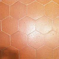 Indoor hexagonal tile 1floorterracottamatte finish