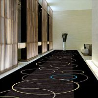 Tufted carpet CIRCLES IN MOTIONstructuredpolyamidecommercial
