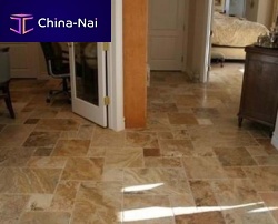 Indoor tile SCABOS SETfloortravertinemosaic look