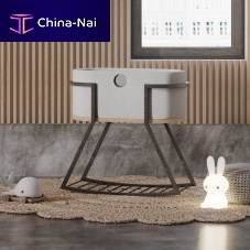 Rocker cradle FREYJAbirchplywoodfabric