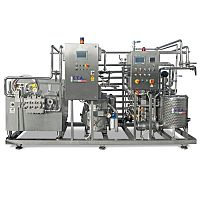 Milk pasteurizer PLC-controlledcompactsteam