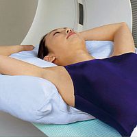 Radiation therapy immobilizer Moldcare RI for MRIfor CT scanhead