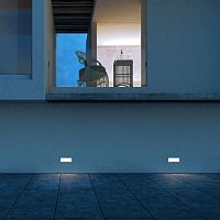 Recessed wall light fixture GHOST LEDsquarerectangular