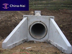 Precast head wall reinforced concrete