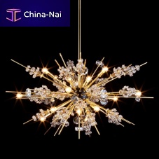 Contemporary chandelier MET AUDITORIUM 6660-L-16crystalbrassincandescent