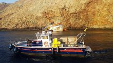 Pollution control boat 12 DynamiccatamaraninboardGRP