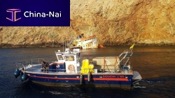 Pollution control boat 12 DynamiccatamaraninboardGRP