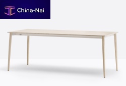 Contemporary dining table MALM TMLwood veneerlaminateash base