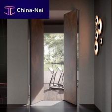 Interior door INFINITO 10woodenglassanodized aluminum
