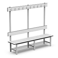 Contemporary bench AJ 04.FENsteelaluminiumepoxy