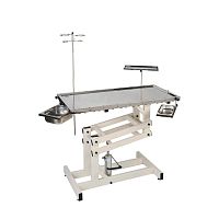 Veterinary operating table PROFI GIDROhydraulicadjustable heightwith rotating column