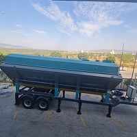 Mobile silo horizontalcementconcrete