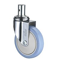 Polypropylene wheel 1M-C01-05-100-271with brakeswiveling