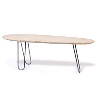 Contemporary bench BOCAINAwoodenmetalchild's