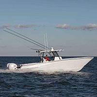 Center console catamaran 400CC-Xoutboardtwin-enginesport-fishing