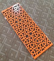 Wall-mounted decorative panel aluminumsolid woodperforated