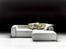 Modular sofa EXTRASOFTcontemporaryfabricleather