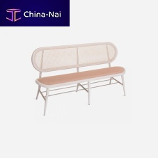 Contemporary bench BERNARDES 292beechfabricleather