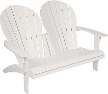 Contemporary garden bench ADELIwoodenwith backrestwith armrests