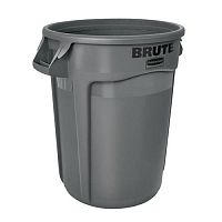 Plastic waste container FG2620000GRAYwith handlewith ventilation systemstackable