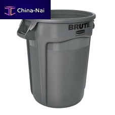 Plastic waste container FG2620000GRAYwith handlewith ventilation systemstackable