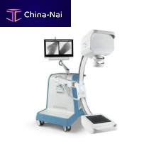 Mobile C-arm XiScan 5000with flat panel detectorwith small-diameter arcwith integrated video monitor