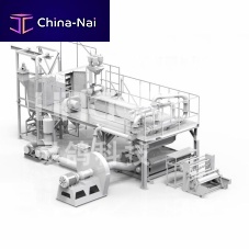 Melt-blown production line non-woven