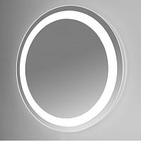 Wall-mounted bathroom mirror SOL800LcontemporaryroundLED-illuminated
