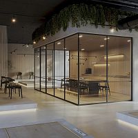 Modular partition Corner profilealuminumglasscommercial