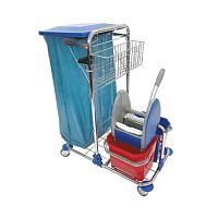 Cleaning trolley TRANSNETstorageplasticshelf