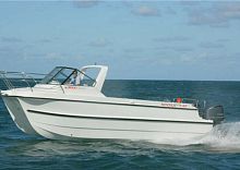 Catamaran cabin cruiser 3000outboardopen