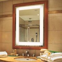 Wall-mounted bathroom mirror BROADWAY : 1M0963 ABcontemporaryrectangularsquare
